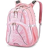 High Sierra Swerve Daypack, Pink Marble - Bubblegum Pink, One Size