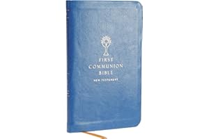 NABRE, New American Bible, Revised Edition, Catholic Bible, First Communion Bible: New Testament, Leathersoft, Blue: Holy Bible
