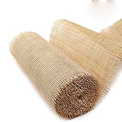LUSYDECO 24" Width Square Rattan Cane Webbing Roll