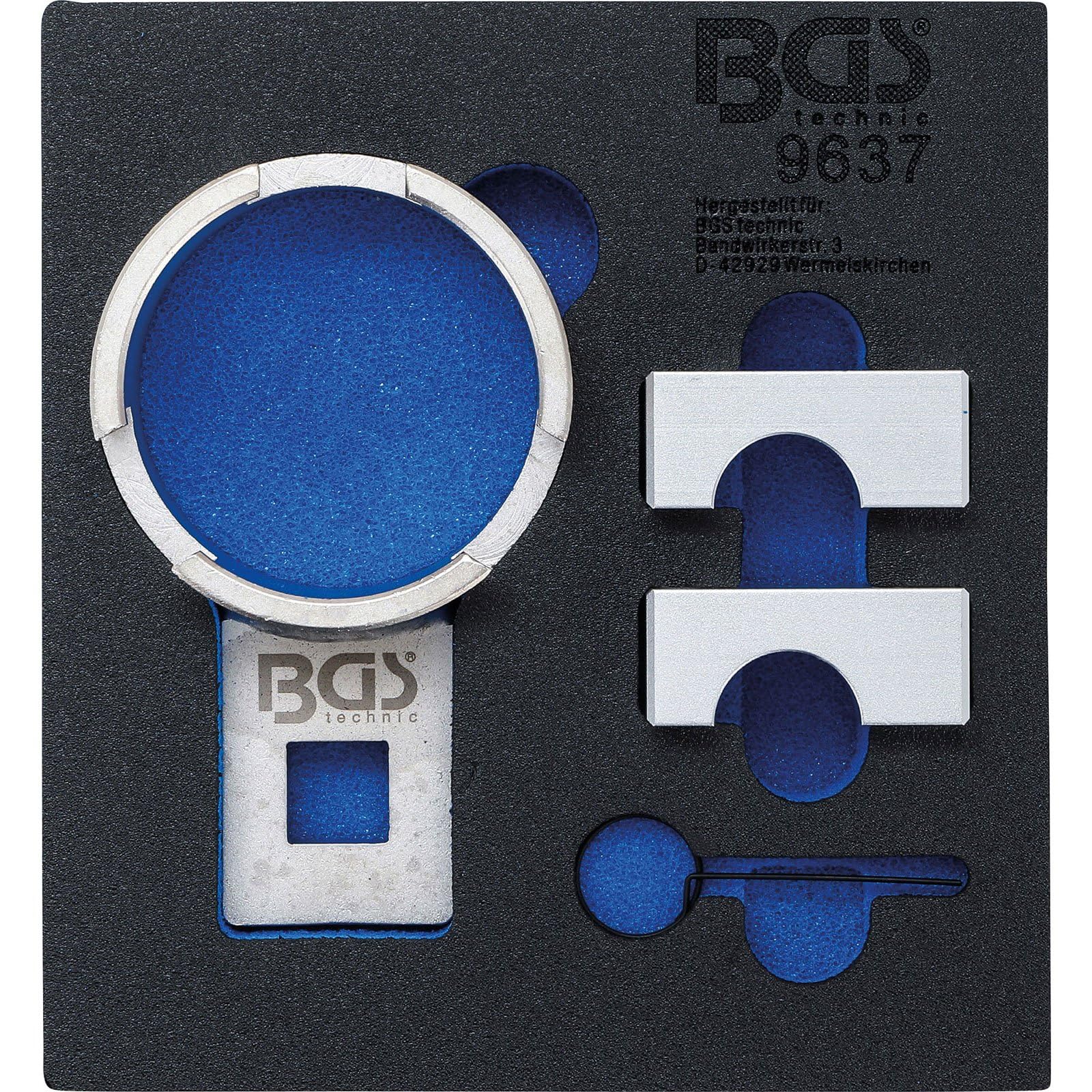 BGS 9637 | Tool Tray 1/6: Engine Timing Tool Set | for GM, Opel, Vauxhall, Saab 2.0 Turbo