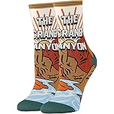 ooohyeah Women's Funny National Parks Socks, Novelty Cool Crazy Crew Socks Fun Gifts