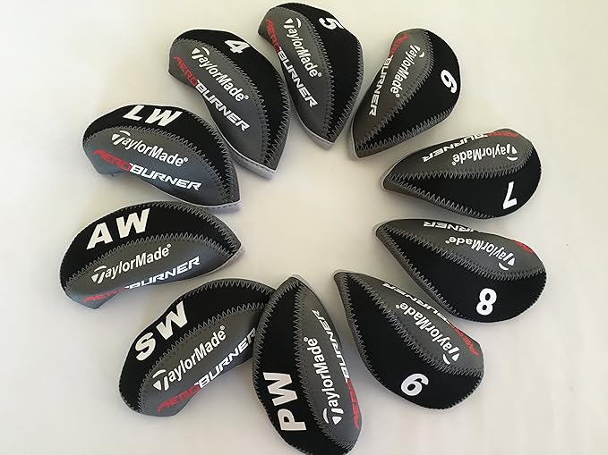 Brand New & Boxed Taylormade AeroBurner Iron Covers Aero Burner Golf