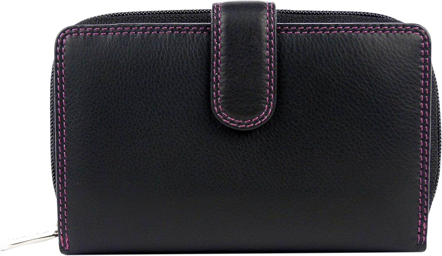 Visconti Quality Classic Ladies Soft Leather Purse Wallet Designer Black Berry Boxed - Image 4