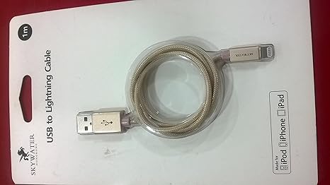 Skywater Usb To Lightning Cable 1m Gold Buy Skywater Usb To Lightning Cable 1m Gold Online At Low Price In India Amazon In