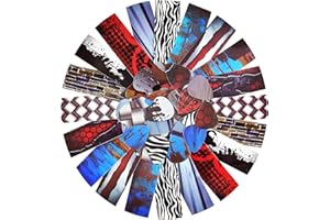 Pick-a-Palooza Custom Strip Pack for Guitar Pick Maker - Wide Variety of Strips for Crafting Picks with Any Pick Punch - Grunge