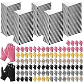 Jamntower 200 Pcs Homeless Care Supplies Bulk Emergency Blanket Winter Knitted Gloves Bulk for Homeless Care Packages(Bright)