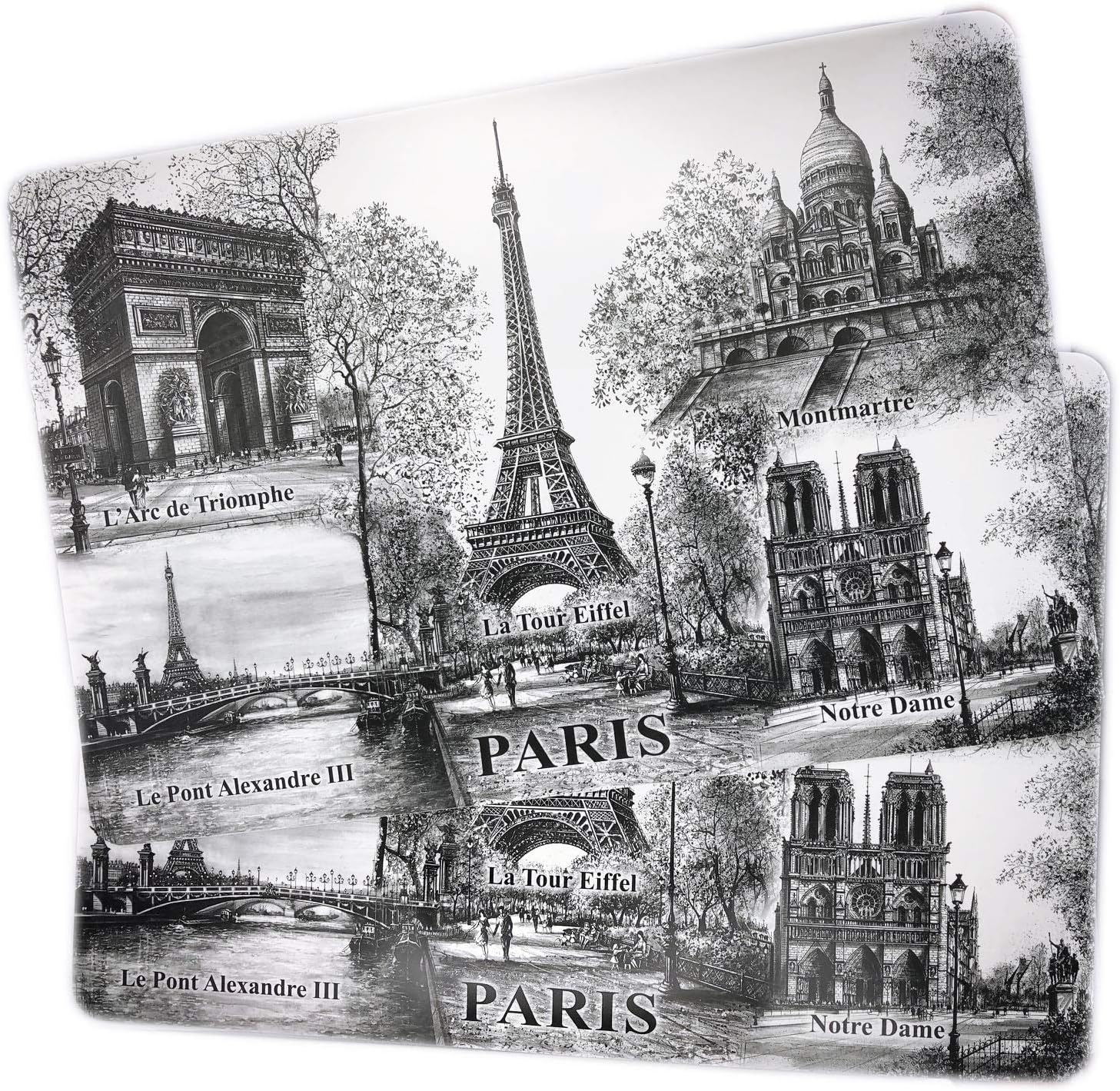 Download 2 Placemate Black And White Memories Of Paris Size 43 5 X 30 Cm Amazon Co Uk Kitchen Home HD Wallpaper 2 Placemate Black And White Memories Of Paris Size 43 5 X 30 Cm Amazon Co Uk Kitchen Home For Free