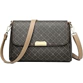 FSD. WG Purses for Women Fashion Quilted Crossbody Bag Leather Ladies Shoulder Purses Messenger Handbag Wallet