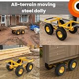 Move It Heavy Duty Dolly Trolley 540kg 25cm Pneumatic Wheels 75x38cm view 6