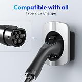 Tera EV Charger Holder Type 2 Heavy Duty Wall Mount White view 5