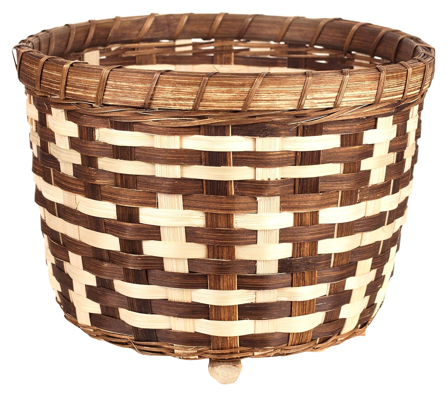 Gonature Handmade Bamboo Fruit/Vegetable Basket, Brown Color, Size 26cm