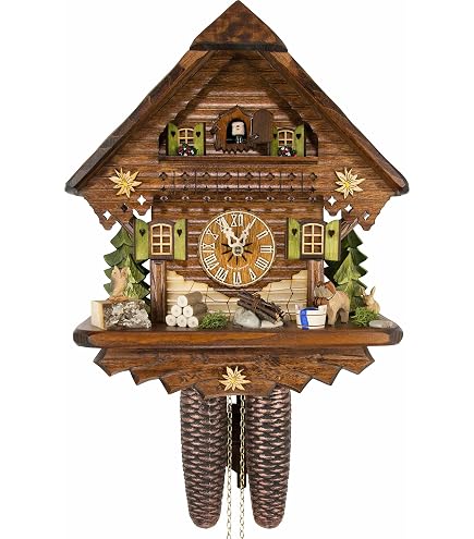 Pendule Coucou Forêt Noire Avec Moulin Qui Tourne - Rombach & Haas RH2412 - Neuf D'Allemagne