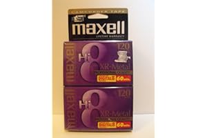 2PK 120MIN HI8 XR-METAL VIDEO TAPE F/ HI8 and DIGITAL8 CAMCORDERS