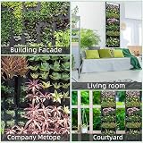 WAIZHIUA 2 Pack 7 Pocket Wall Planting Bags Vertical Planters view 7