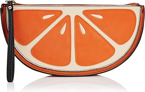 orange clutch bag new look