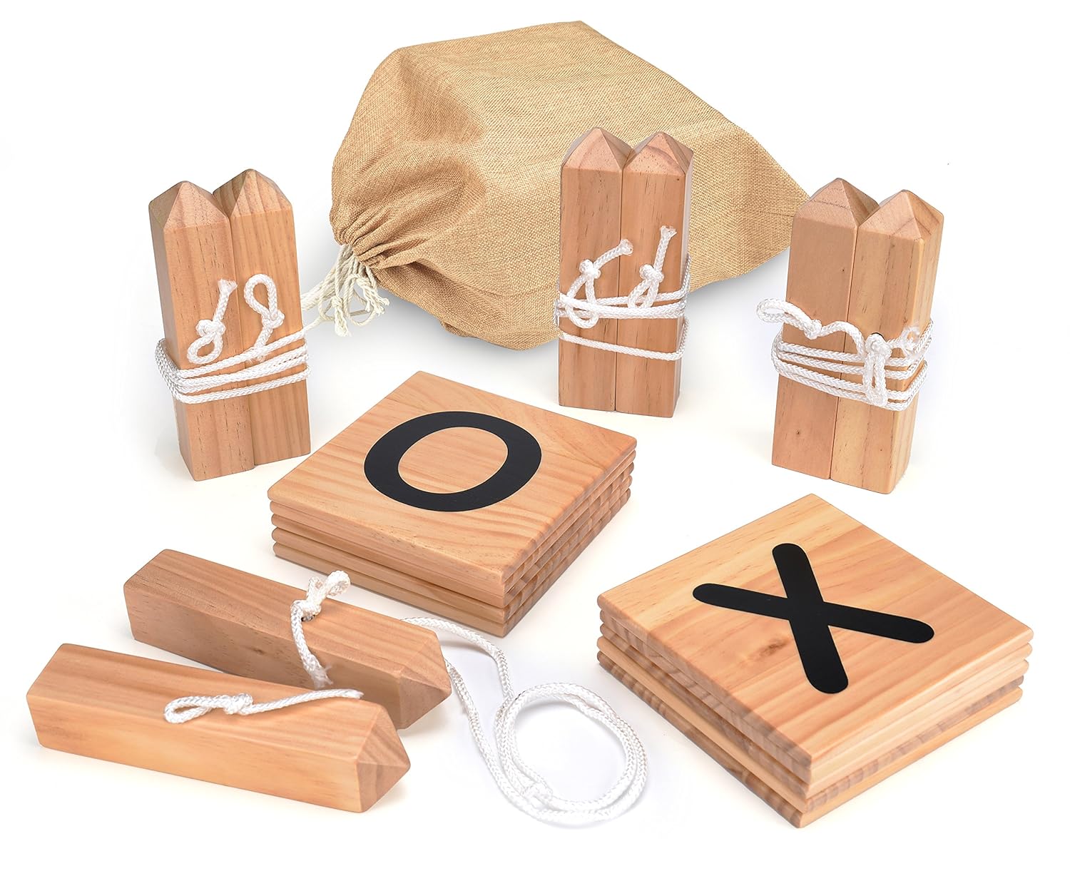 Amazoncom Trademark Innovations Giant Wooden Tic Tac Toe Backyard