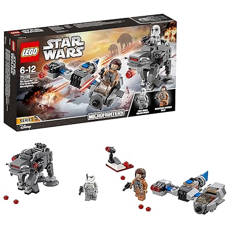 LEGO Star Wars 75195 - Ski Speeder vs. First Order Walker Microfighters, Spielzeug