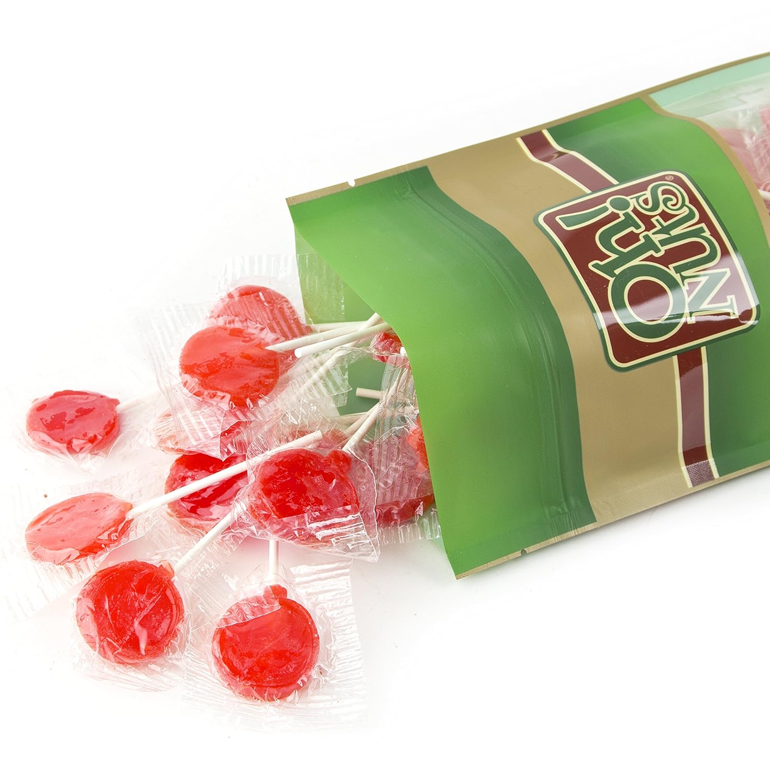 Lollipops Red Cherry Flavored Hard Candy (1LB) Grocery