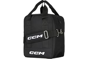 CCM Deluxe Hockey Puck Bag, Black - Holds up to 60 pucks