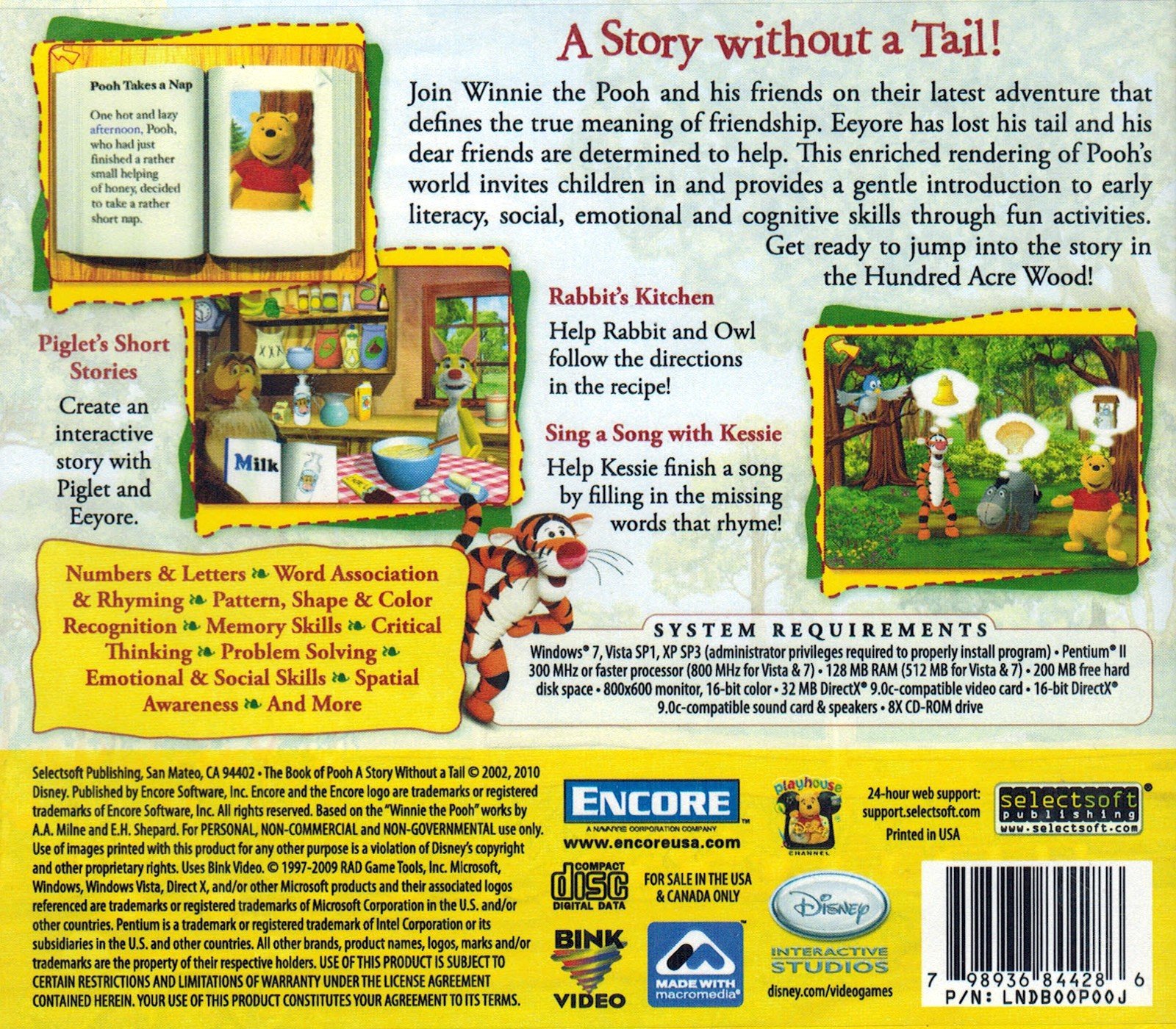 Playhouse Disney Book Of Pooh A Story Without A Tail on Galleon
