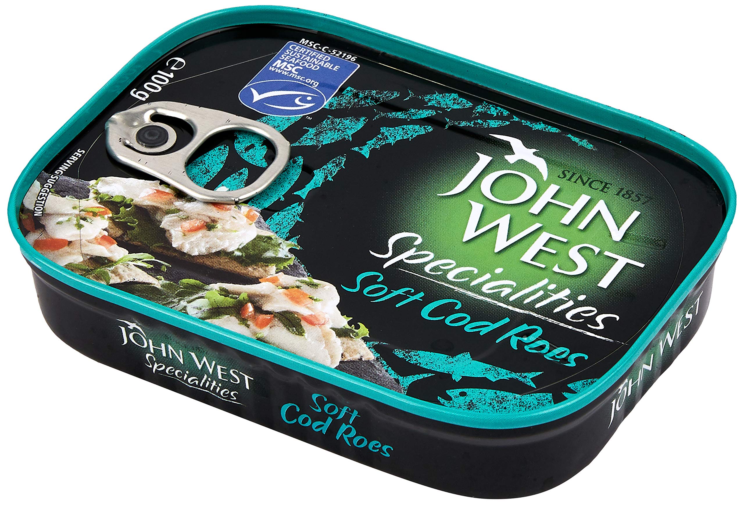 John West Soft Cod Roes (Pack of 12)