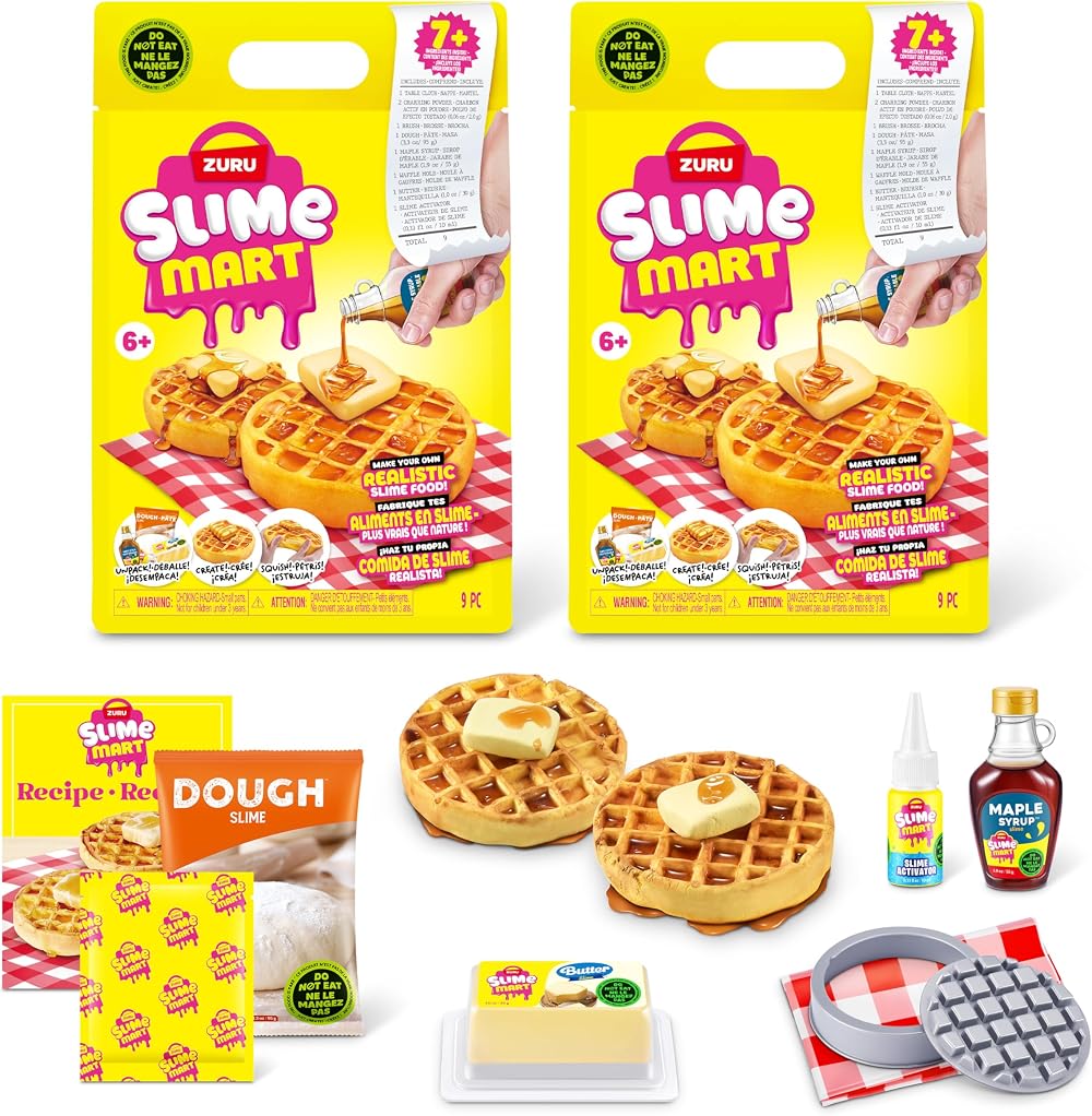 Slime Mart Small Bag 2PK by ZURU – DIY Slime Kitchen Toy for Kids