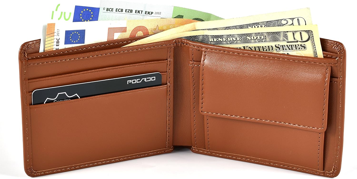 POCARDO Stripe, Brown, with coin pocket - Image 5