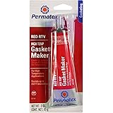 Permatex 81160-12PK High-Temp Red RTV Silicone Gasket, 3 oz. (Pack of 12)