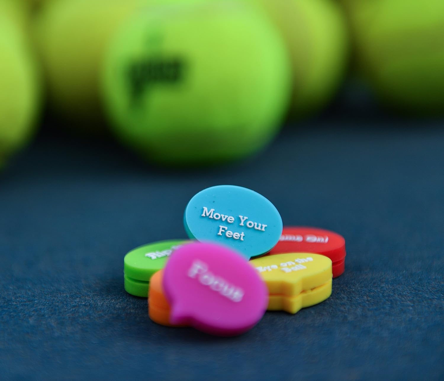 BusyBee Tennis Vibration Dampener in Fun Zipper Gift Pack. Best Shock Absorber (6 Count) Plus a Bonus: Exclusive Mobile App 3 Months Trial : Sports & Outdoors
