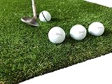 Artificial Grass Direct LARGE Golf Practice Mat 100x100 cm 30mm pile view 3