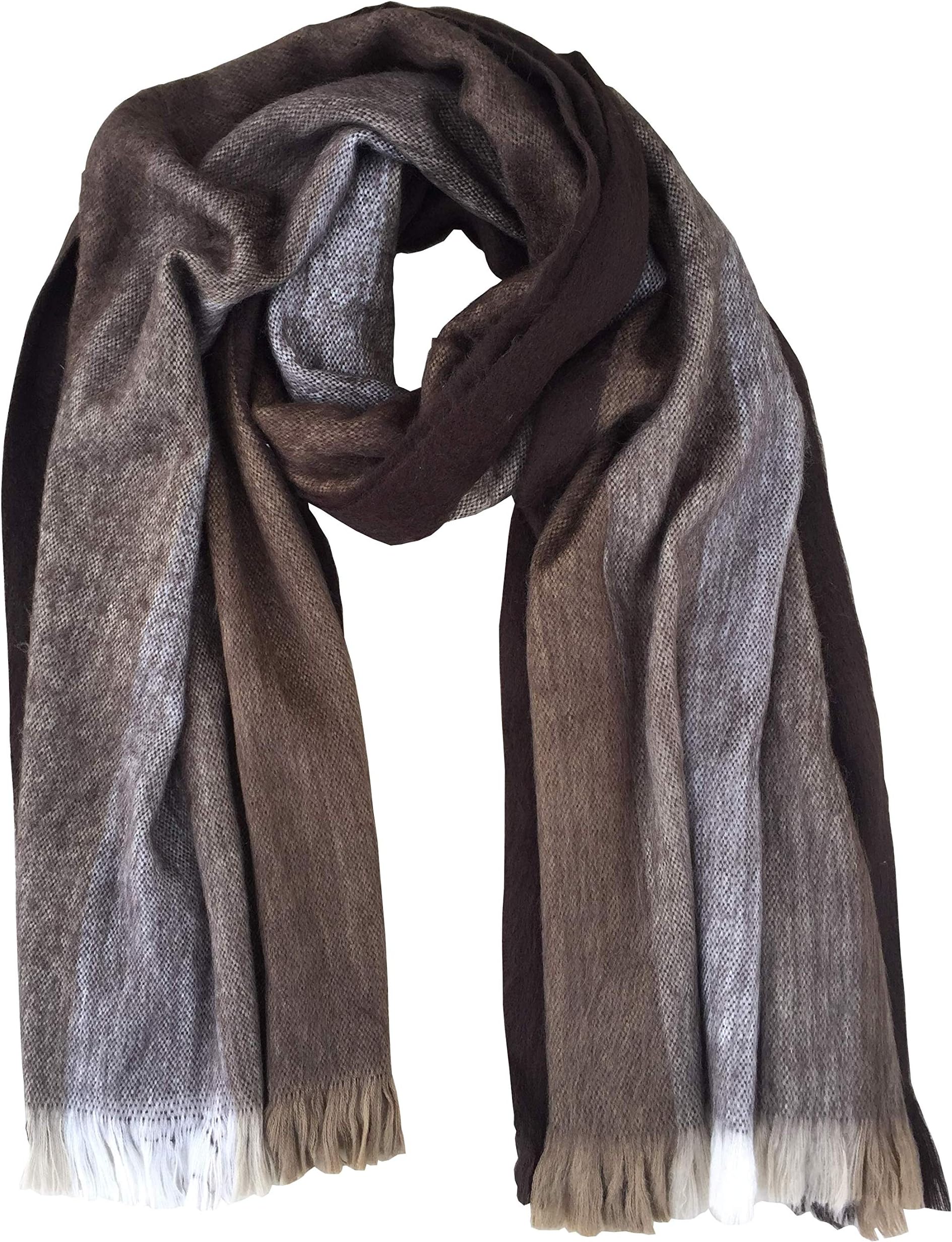 Alpaca Wool Lightweight Shawl Scarf Fashion Accessory