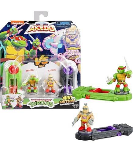 Legends of Akedo Teenage Mutant Ninja Turtles Battle Arena with 35