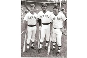 Legends Gallery Boston Red Sox Carl Yastrzemski, F. L. & Jim Rice In 1975 8x10 Photo Picture Poster - Valentines Day, Birthday, Fathers Day, Or Christmas Gifts For Men, Dad, And Husband