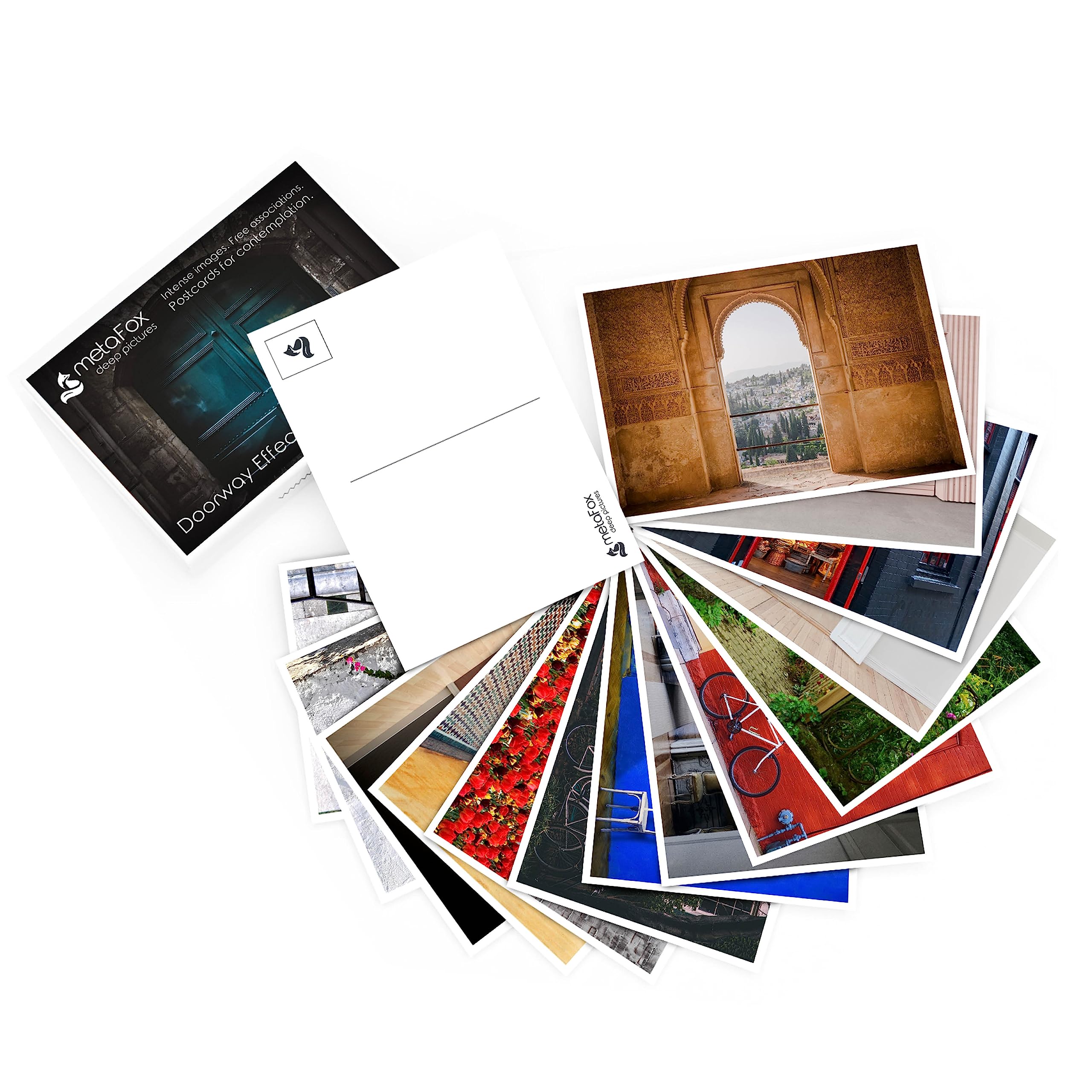 metaFox Coaching Picture Cards | Pathways of Life | 52 sturdy Postcards for Coaching and Therapy | As Icebreaker for Workshops and Teambuilding Activities (Doorway Effect)