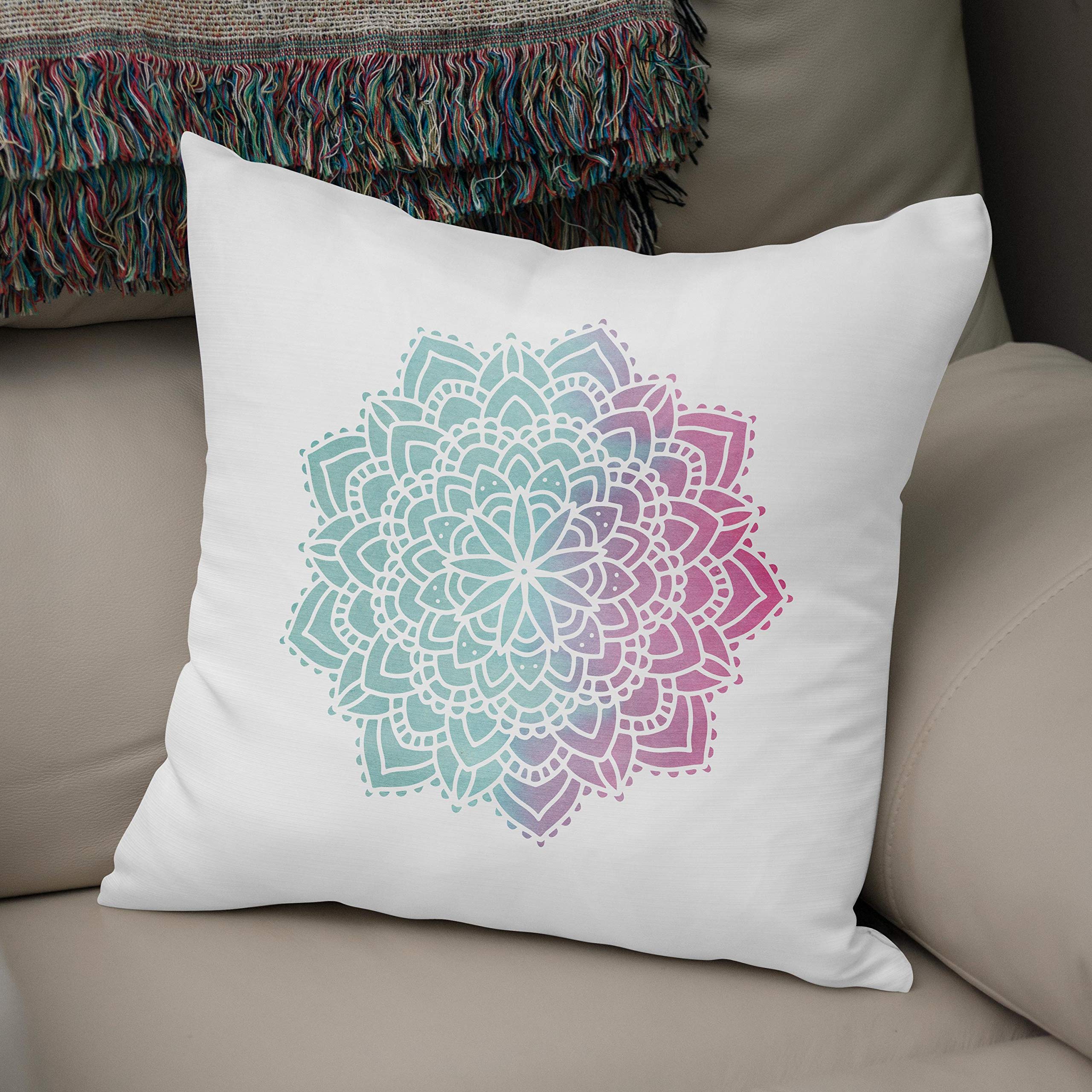 Bonamaison, Decorative Cushion Cover - 50% Cotton 50% Polyester - 43x43cm - Designed and Manufactured in Turkey