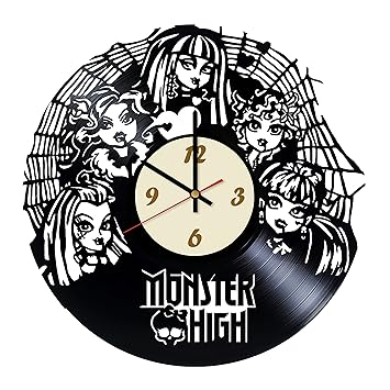Amazon Com La Bella Casa Monster High Vinyl Wall Clock Get
