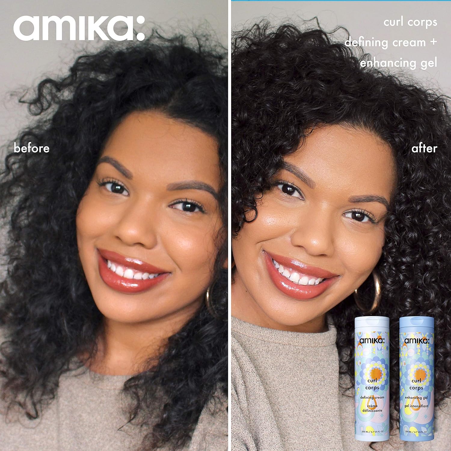 amika Curl Corps Defining Cream, 6.7 Fl oz: Premium Beauty