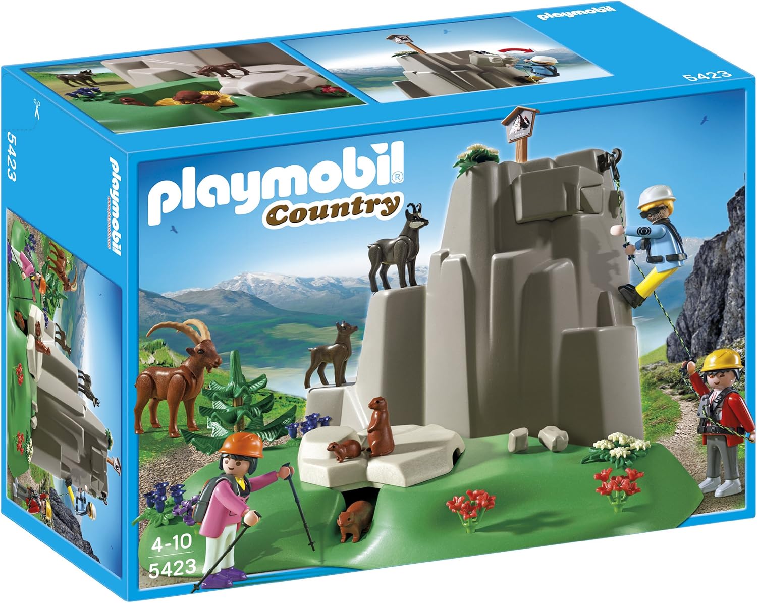 Amazon.com: Playmobil Rock Climbers with Mountain Animals ...