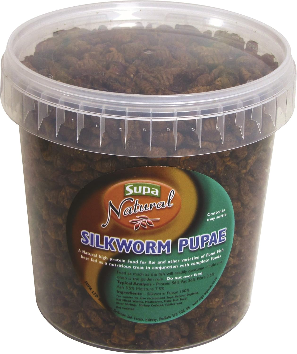 silkworm pupae for koi