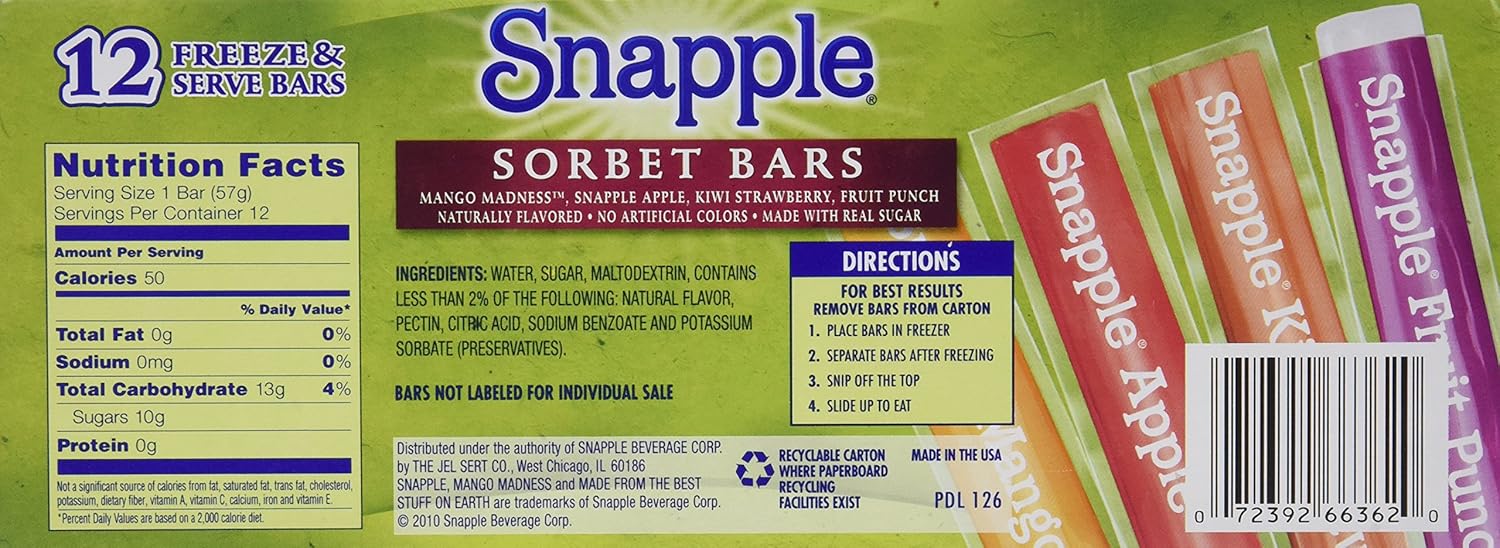 Blue Bunny Cool S Orange Sherbet Nutrition Facts Nutrition Ftempo