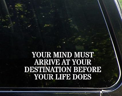 Amazoncom Your Mind Must Arrive At Your Destination Before