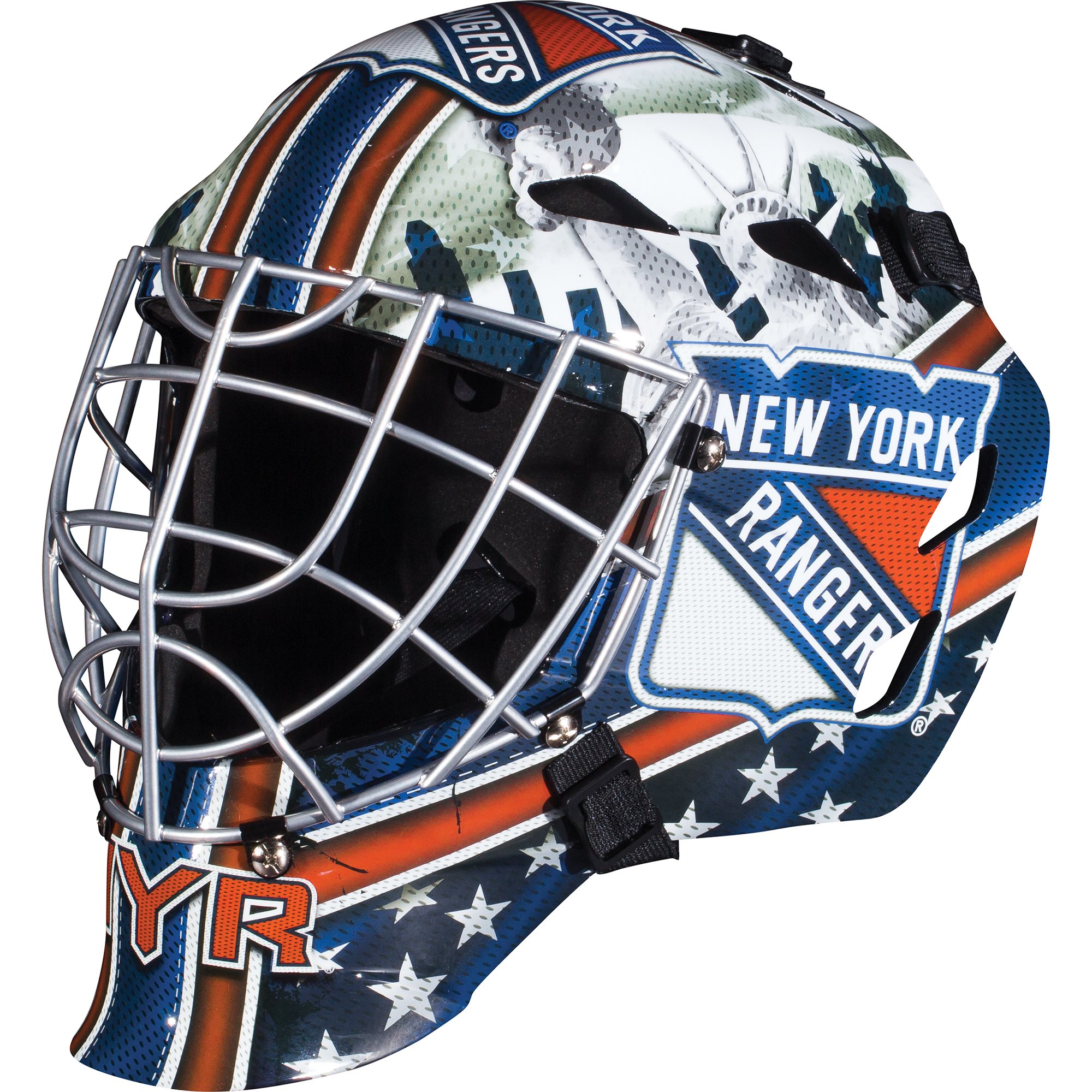 Franklin Sports New York Rangers NHL Hockey Goalie Face Mask Goalie