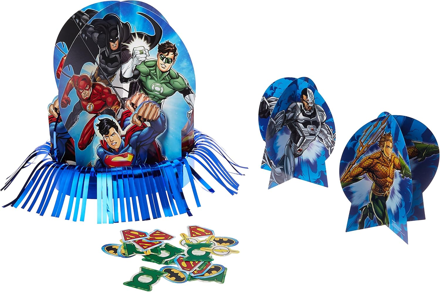 Amazon Com Justice League Table Decorating Kit Party Favor Toys