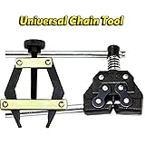 Roller Chain Tools Kit, Chain Holder/Puller+Breaker/Cutter For #25-60, Bicycle/Motorcycle/Go Kart