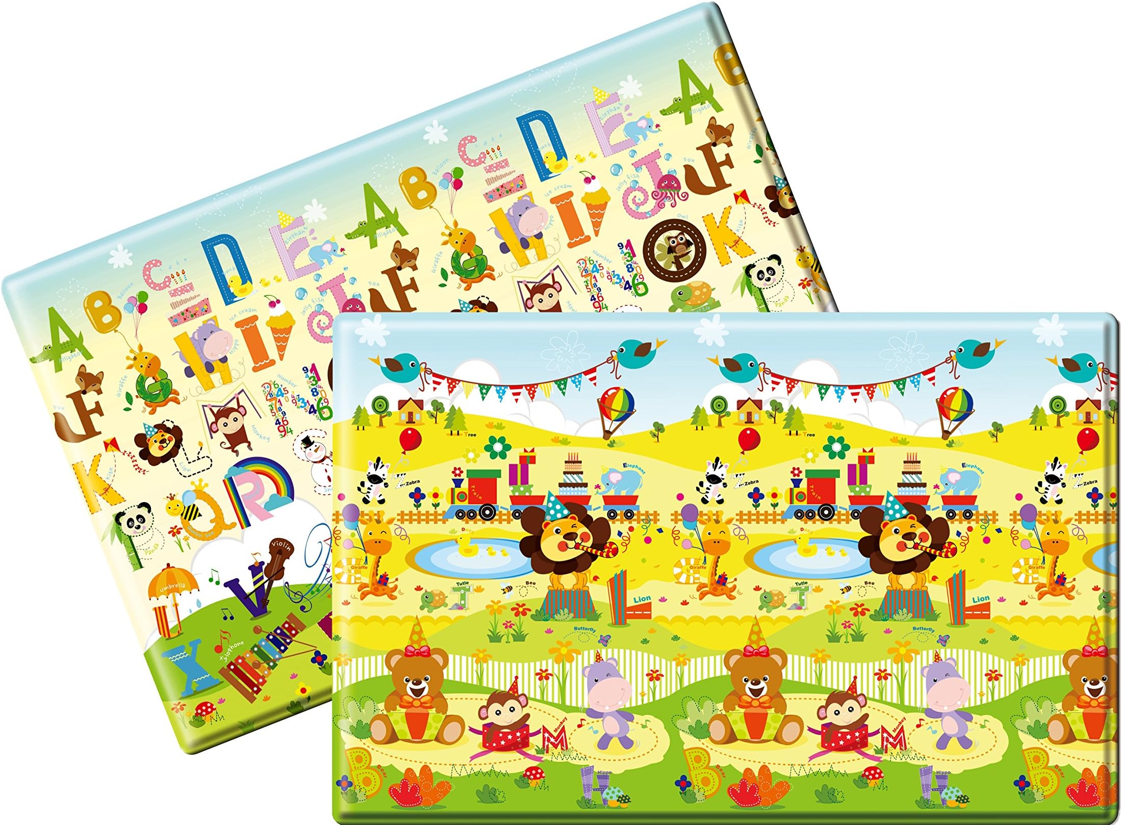 LALALU Soft Premium Playmat, Small, Happy Birthday