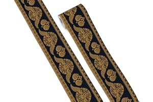 FLFK Wallpaper Border - Peel and Stick Decorative Trim Tape with Ornate Floral & Mythical Motifs, Self-Adhesive 4"x240"