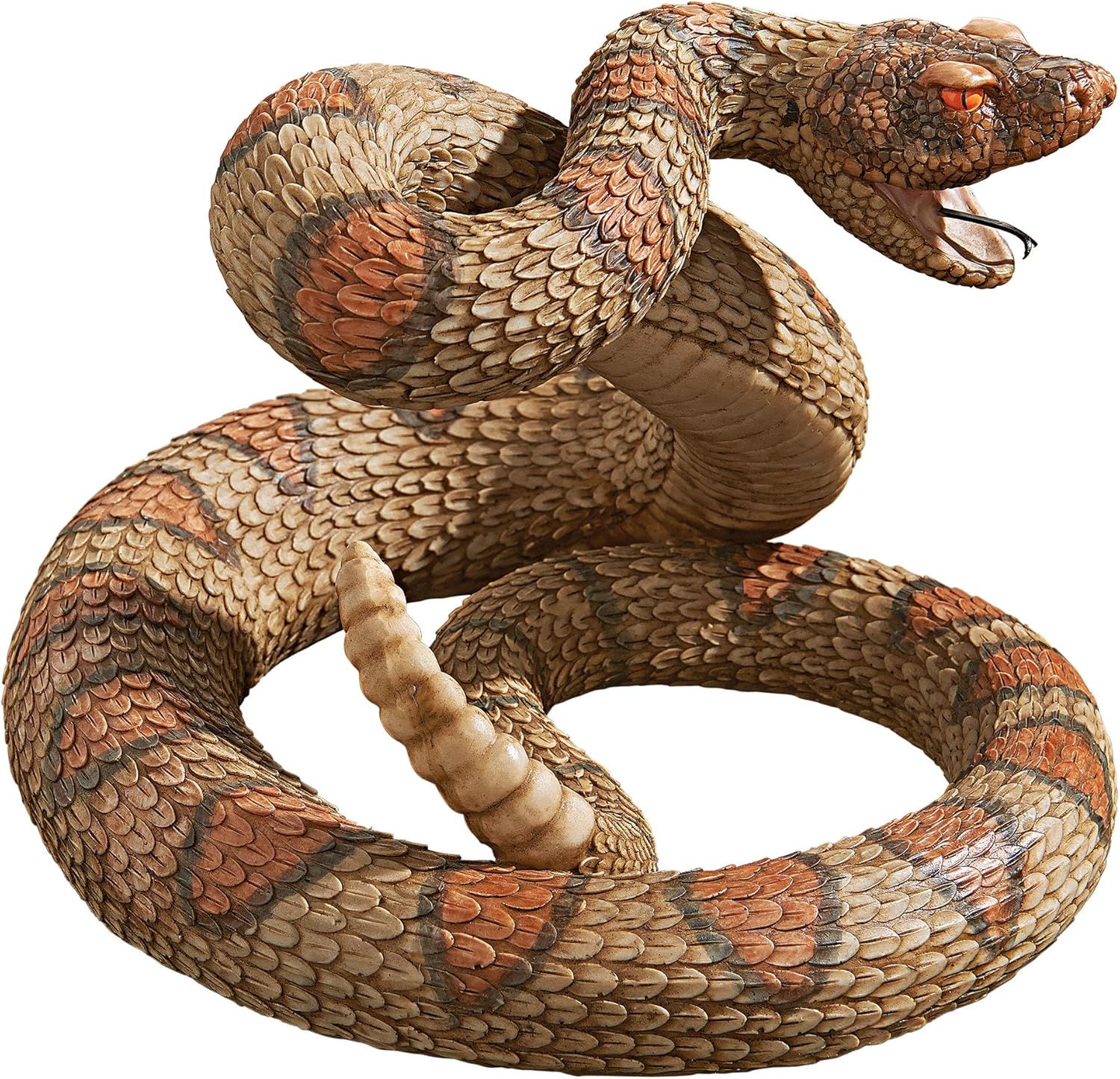 Design Toscano Western Diamond Back Rattlesnake Garden Animal Statue