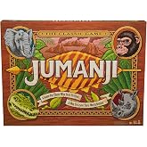 Spin Master Games Jumanji: The Game 30th Anniversary Classic Board Game | Thrilling Jungle Adventure, Solve Riddles &amp; Dodge Dangers To Win, Teaches Strategic Problem Solving, 2-4 Players, Ages 8+