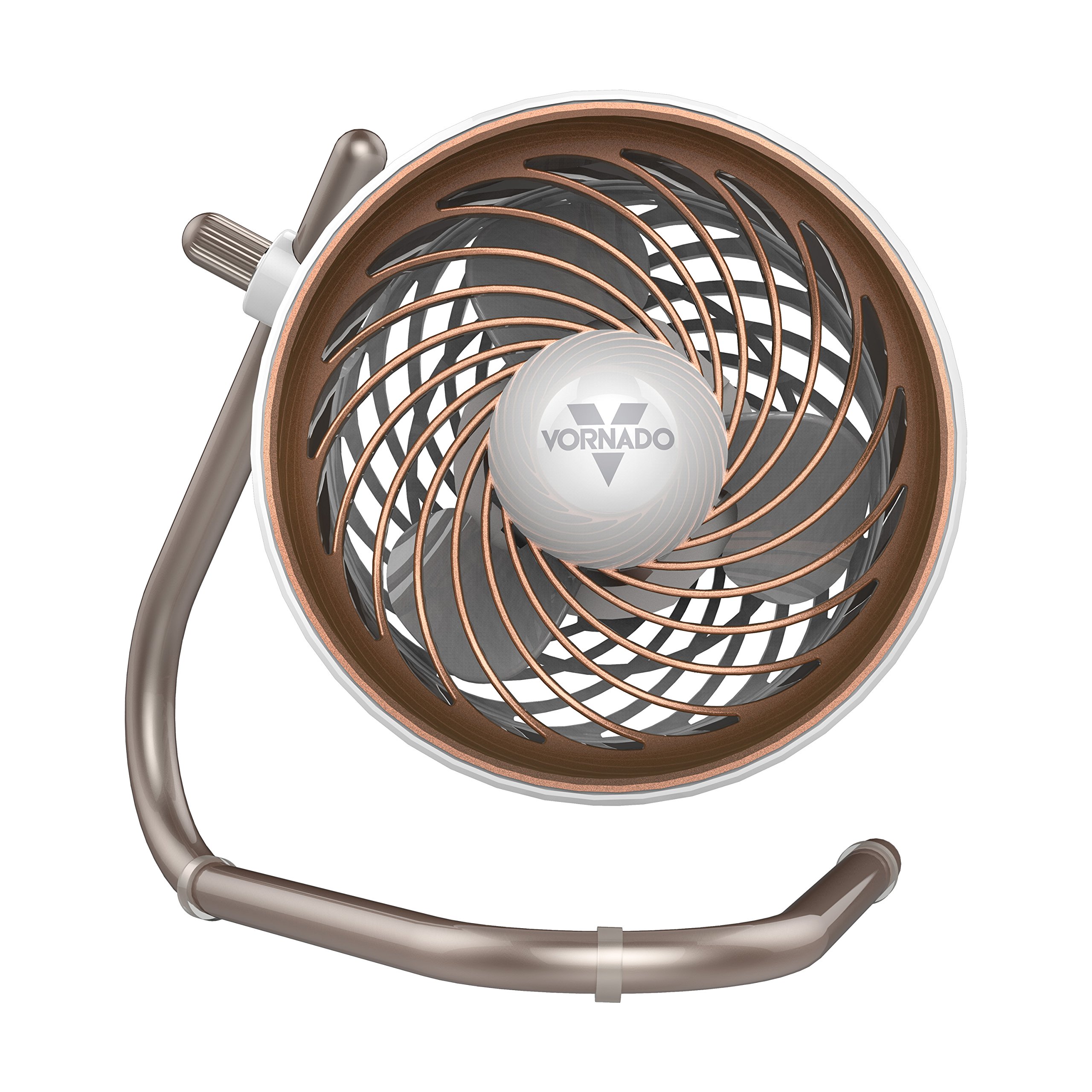 Vornado Pivot Personal Air Circulator Fan, 6-inch, Quiet Portable for Travel, 3 Speed Settings, Targeted Cooling Airflow, 360-Degree Adjustable Axis, Fan for Bedroom, Office, And Desktop, Copper