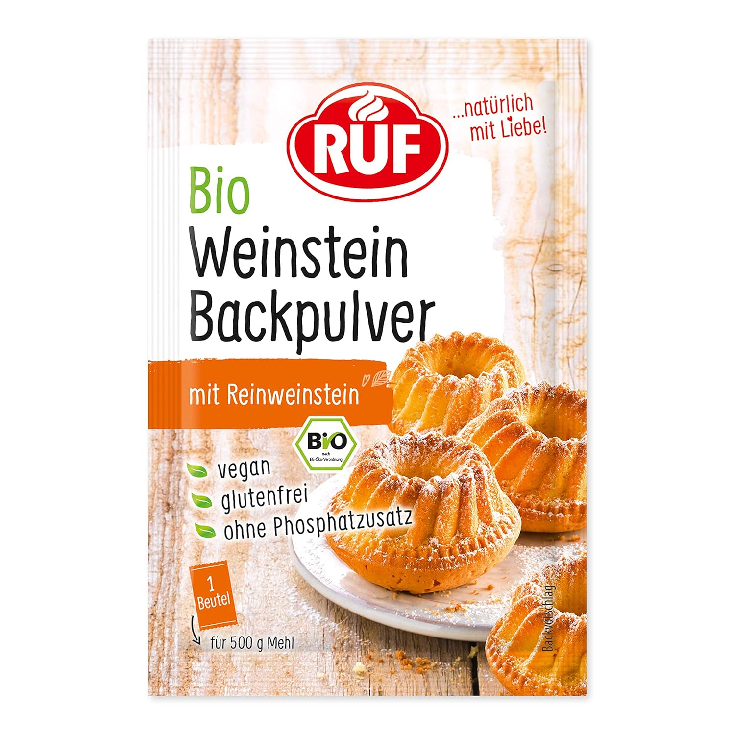 RUF Bio Weinstein-Backpulver